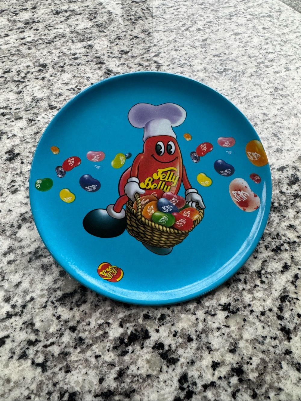 Mr Jelly Belly jellybean vintage plate